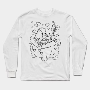 care bear bathe Long Sleeve T-Shirt